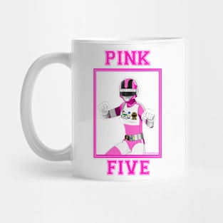 Pink Five Mug